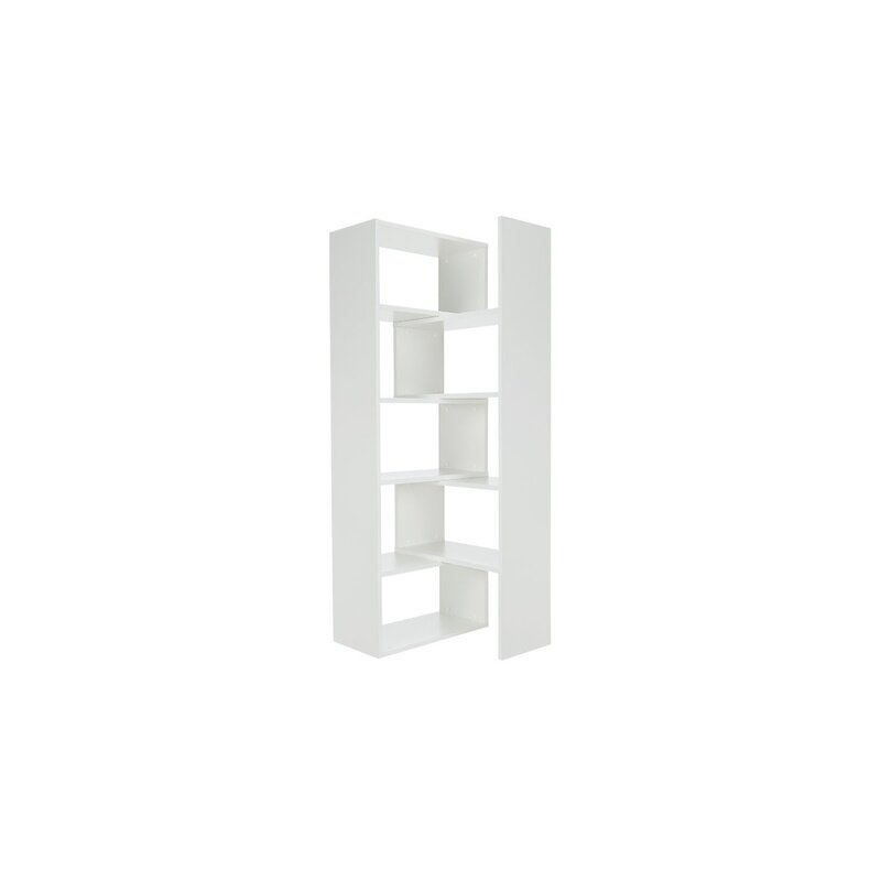 Etajera, alb, KLOE din PAL L73 x P33 x H188 cm